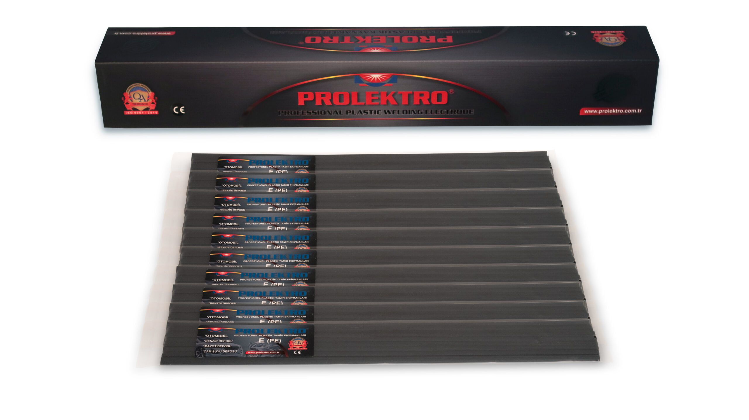 Prolektro E (PE) Siyah İnce 10 Paket Plastik Elektrot-Kaynak Çubuğu