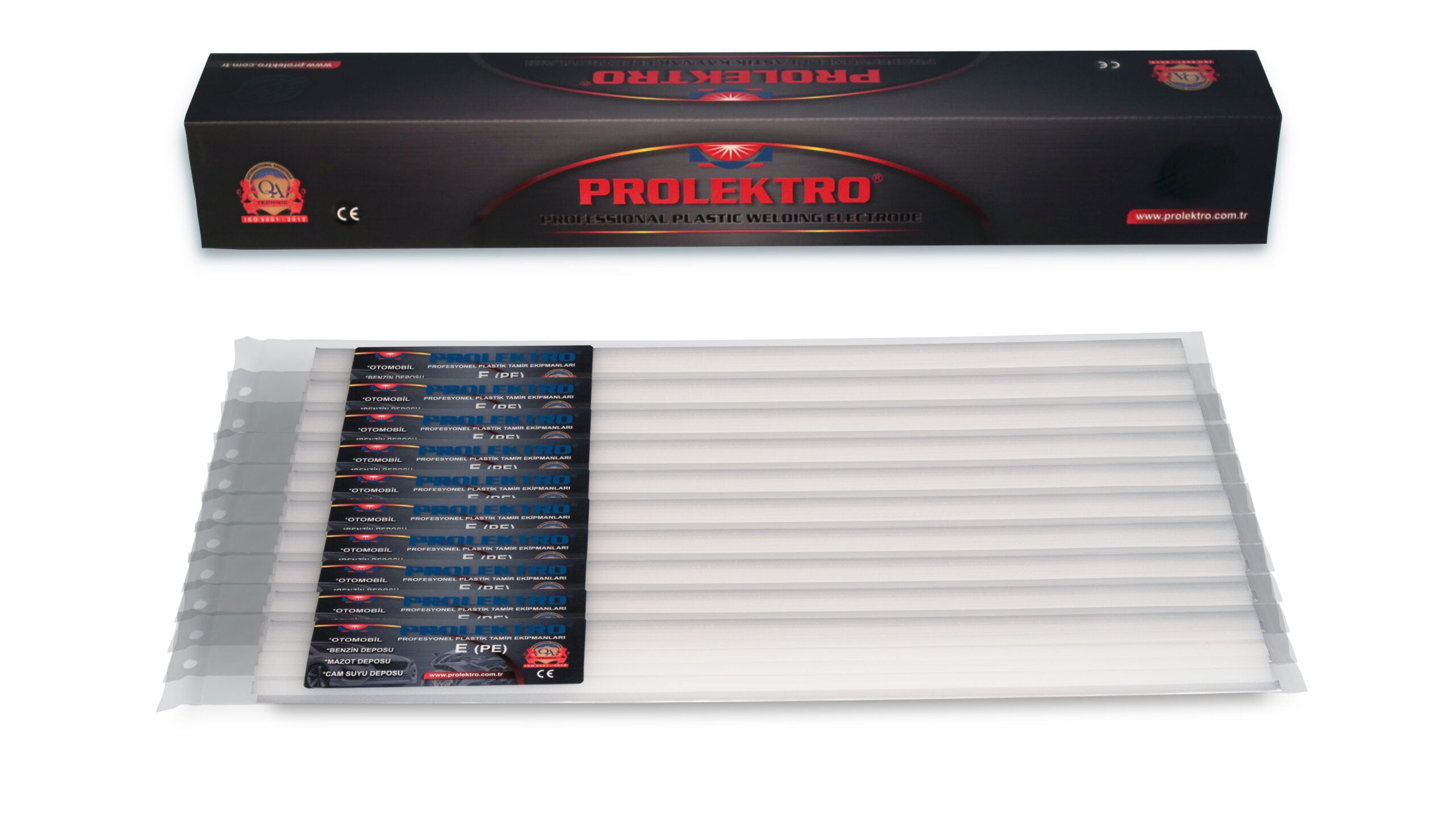 Prolektro E (PE) Beyaz İnce 10 Paket Plastik Elektrot-Kaynak Çubuğu