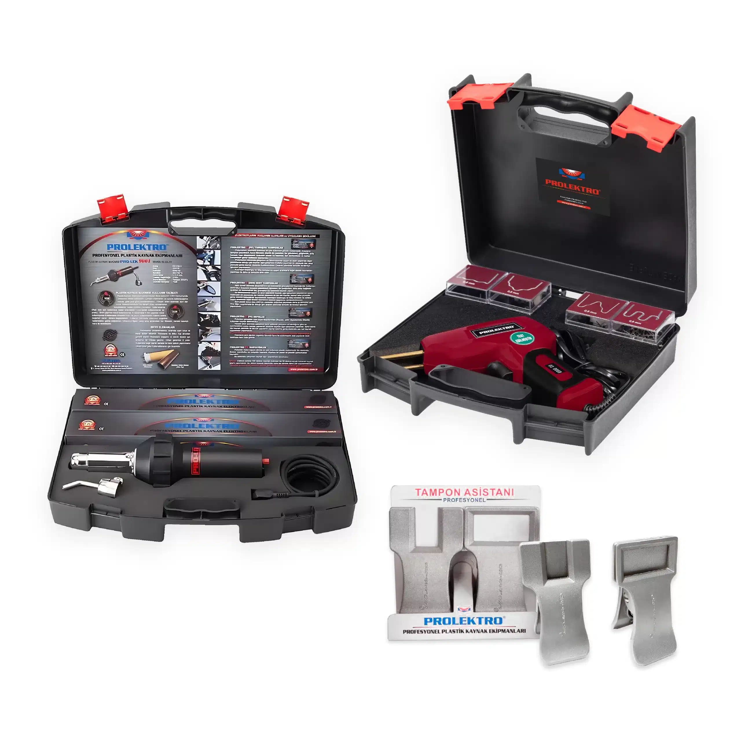 9000 PLASTİK TAMİR SETİ + ZIMBA MAKİNESİ SETİ + TAMPON ASİSTANI