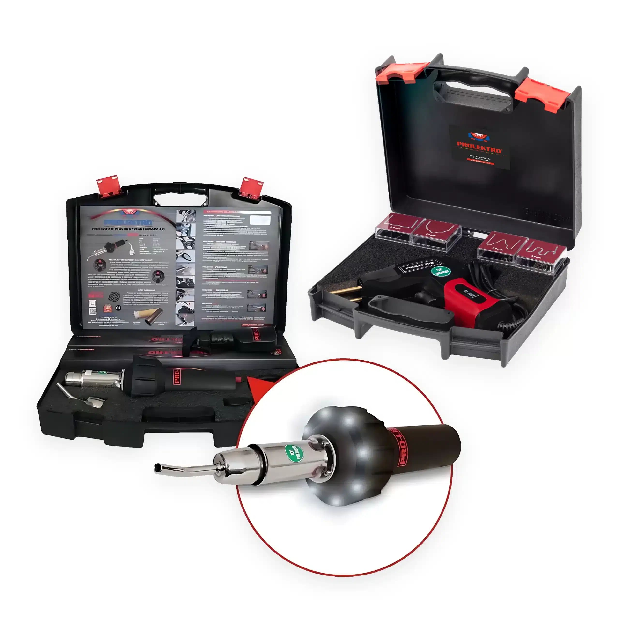 9000 IŞIKLI PLASTİK TAMİR SETİ+ ZIMBA MAKİNESİ SETİ