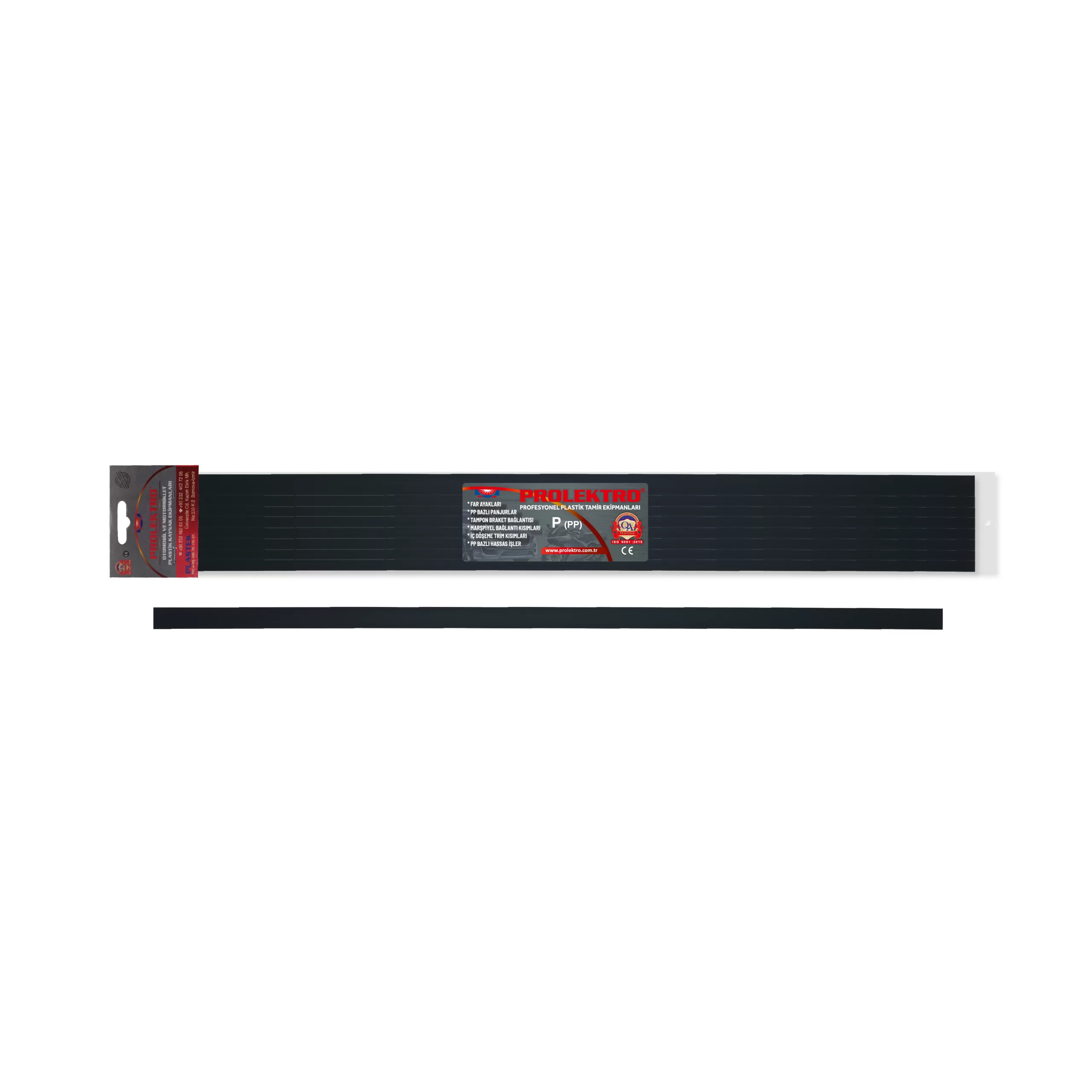Prolektro P (PP) Siyah Geniş Plastik Kaynak Elektrodu
