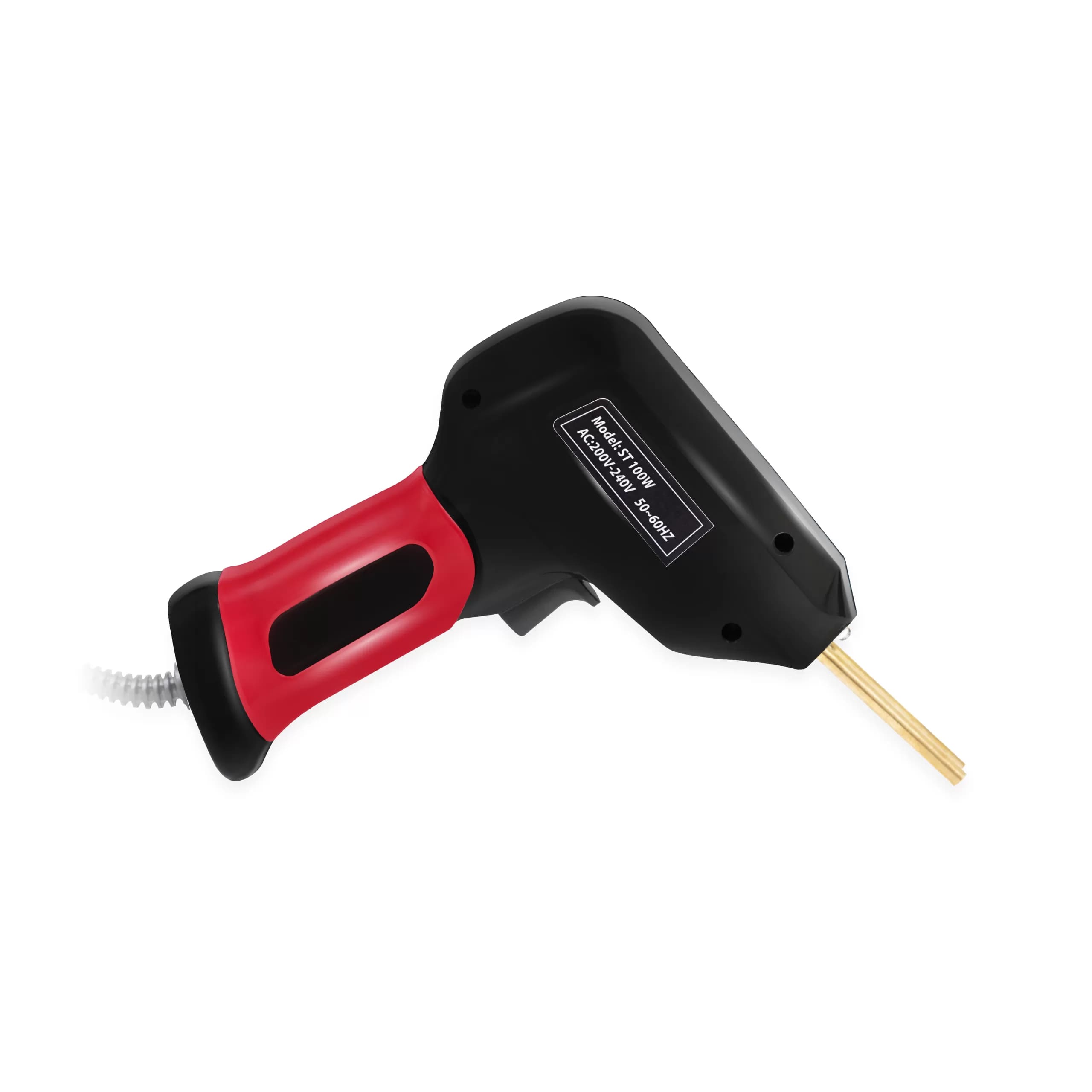 Prolektro 100 W Sıcak Zımba Plastik Tamir Seti-200 Adet Tel Zımba Dahil Siyah-Kırmızı